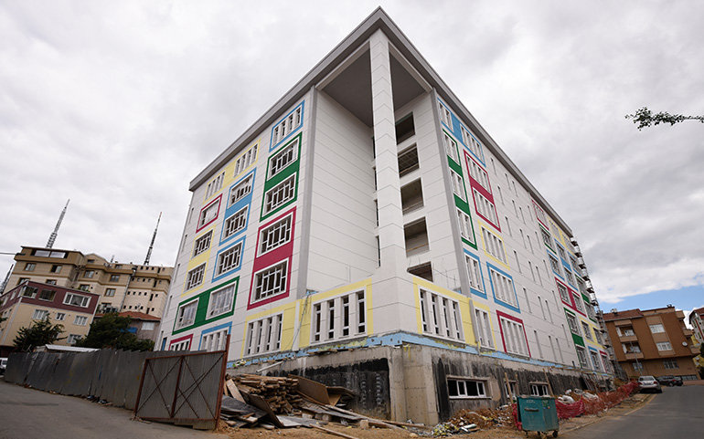 Üsküdar Belediyesi Ferah İmam Hatip Lisesi Mekanik Tesisat Proje Uygulaması